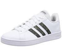 Adidas Grand Court Base, Scarpe da Ginnastica Uomo, Bianca (Ftwr White Blue Active Red), 44 2/3 EU