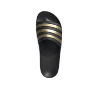 adidas Unisex - Adulto Adilette Aqua Slides, Core Black / Gold Metallic / Core Black, 40.5 EU