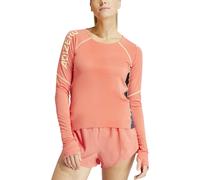 adidas EKIDEN LS Magliette a maniche lunghe L Rosso