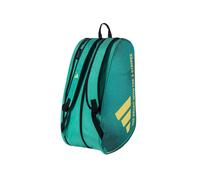 adidas Eleganza e Funzionalità in Campo Scopri la Racket Bag Control Green 3.4, una borsa per racchetta da padel di adidas progettata per garantire praticità e stile. Realizzata con tomaia in polieste