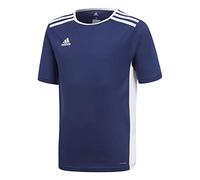adidas Entrada 18 Jersey, Maglia Unisex Bambini, Dark Blue/White, 164