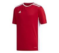 adidas Entrada 18 Jersey, Maglia Unisex Bambini, Power Red/White, 128