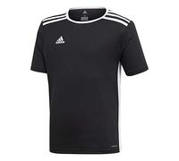 Adidas ENTRADA 18 JSYY, T-Shirt Ragazzo, Nero Bianco, 10 Anni
