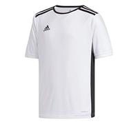 adidas Entrada 18 Maglietta, White/Black, Unisex - Bambini e Ragazzi 176