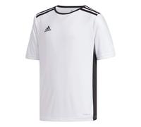 adidas Entrada 18 Maglietta, White/Black, 176 Unisex - Bambini e Ragazzi