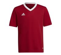 adidas Entrada 22 Short Sleeve Jersey, T-shirt Unisex - Bambini e ragazzi, Team Power Red 2, 116