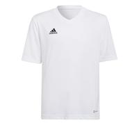 adidas Entrada 22 Short Sleeve Jersey, T-shirt Unisex - Bambini e ragazzi, White, 152