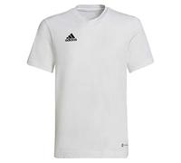 adidas Entrada 22 T-Shirt, T-Shirt Unisex - Bambini e ragazzi, White, 140