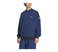 Adidas - Equipment Blocked Half-Zip Hoodie - - Sport - Uomo - Blu - S