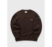 Adidas EQUIPMENT RIB CREWNECK SWEATSHIRT men Sweatshirts brown in taglia:M
