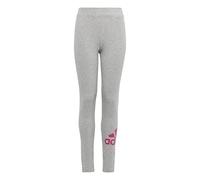 adidas Ess Bl Leggings, Mgreyh/selufu, 164 Unisex-Bambini