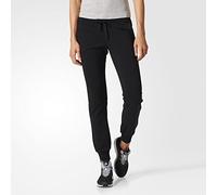 adidas Ess Lin, Pantalone Donna, Nero (Nero/Bianco), S