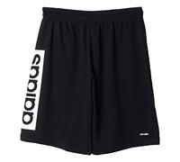Adidas Ess Lin Shorts Da Training Uomo - Multicolore (Nero/Bianco) - L