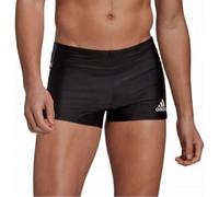 Adidas Ess Uomo Ragazzi Fit Conica Boxer Pantaloncini da Nuoto Nero Grigio