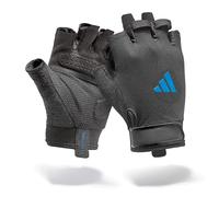 adidas Guanti da allenamento essenziali, tecnologia Aeroready che assorbe l'umidità, insieme a un palmo estremamente confortevole e resistente in finta pelle scamosciata