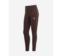 Adidas Essential Printed 3stripes W - Leggings - Donna - Marrone M