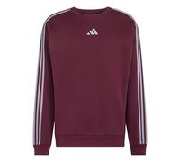 adidas - Essentials 3-Stripes Fleece Sweatshirt - Maglione L rosso