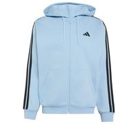 adidas - Essentials 3-Stripes Fleece Full-Zip Hoodie - Felpa con cappuccio S blu