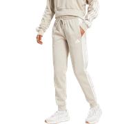 adidas Essentials 3-Stripes Fleece Slim Pant Women Pantaloni S Bianco