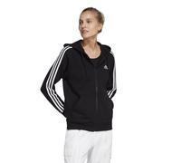 adidas 3 Stripes W - felpa con cappuccio - donna S Black/White woman Better Cotton Initiative