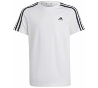 adidas Essentials 3 Stripes Jr - T-shirt - ragazzo 7-8A White junior