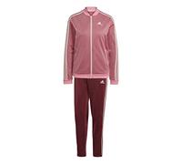 adidas Essentials 3-stripes Track Suit Tuta da ginnastica, Shadow Red/Pink Strata/Wonder Quartz/Bliss Pink, S Donna
