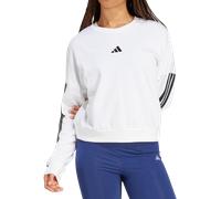 adidas Essentials 3 Stripes Women Felpe L Bianco