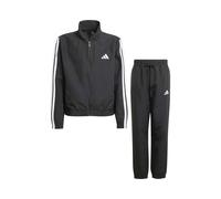 adidas Unisex - Bambini ESSENTIALS CLIMACOOL TRACKSUIT, black/white, 13-14 Years