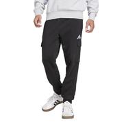 adidas Essentials Feel Cozy Fleece Cargo Pants Pantaloni da Ginnastica, Nero/Bianco, 3XL Uomo