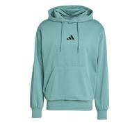 Adidas Essentials Feelcozy Fleece Hoodie Green Felpa con cappuccio da uomo