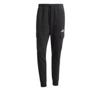 adidas Uomo Essentials FEELCOZY French Terry Pant Cuffed, Black/White, XL