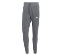 Adidas Essentials Fleece 3-Stripes Tapered Cuff Pants Pantaloni Sportivi, Dark Grey Heather, XL Uomo