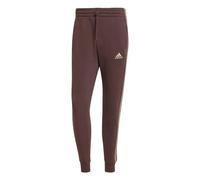 adidas Essentials Fleece 3-Stripes Tapered Cuff Pants Pantaloni Sportivi, Shadow Brown, S Uomo