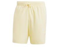 adidas Essentials French Terry 3-Stripes Shorts - Pantaloncini Uomo, almost yellow, - IW7697