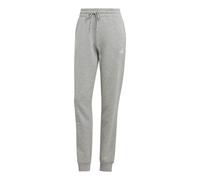 adidas Essentials Linear French Terry Cuffed Pantalone Da Allenamento Donna-Grigio Chiaro,Bianco in grigio chiaro, Taglia: XL