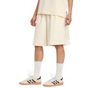 Adidas Essentials Linear Shorts Oversized Donna - Pantaloncini Bianco - Taglia 34 - Jersey di cotone White 34