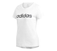 Adidas Essentials Linear T-shirt, Donna, White/Black, S