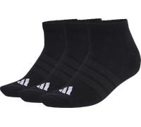 Calzini a taglio basso Cushioned Essentials confezione da 3 paia Black / Black / White 46-48