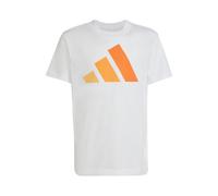 adidas Mixte Enfant Essentials Big Logo T-Shirt, White/Semi Ice Tangerine/Pure Tangerine/Pure Orange, 13-14 Years