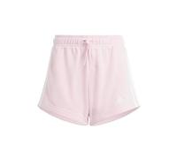 adidas Essentials - Pantaloncini da Bambina a 3 Strisce, Colore: Rosa/Bianco, 7-8 Anni