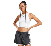 Adidas Essentials Ribbed Tank Top Donna - Magliette Bianco - Taglia 38 - Jersey di cotone White 38