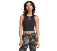 Adidas Essentials Ribbed Tank Top Donna - Magliette Nero - Taglia 38 - Jersey di cotone Black 38