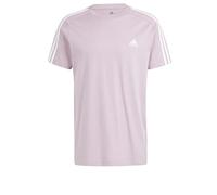 adidas Essentials Single Jersey 3-Stripes Tee Maglietta a Maniche Corte, Preloved Fig, M Uomo