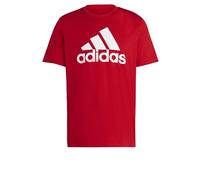 adidas Essentials Single Jersey Big Logo T-Shirt, Better Scarlet, XL Uomo