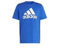 adidas Essentials Single Jersey Big Logo T-Shirt, Semi Lucid Blue, S Uomo