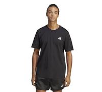 T-shirt adidas Essentials Embroidered Small Logo manica corta nero intenso bianco - S
