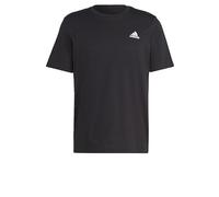 adidas Essentials Single Jersey Embroidered Small Logo Short Sleeve T-shirt, Nero, S Uomo