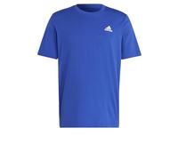 adidas Essentials Single Jersey Embroidered Small Logo Short Sleeve T-shirt, Semi Lucid Blue, L Uomo