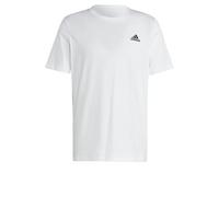 adidas Essentials Single Jersey Embroidered Small Logo Short Sleeve T-shirt, White, XXL Uomo