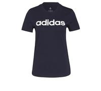 adidas Essentials Slim Logo, T-shirt Donna, Legend Ink/White, S